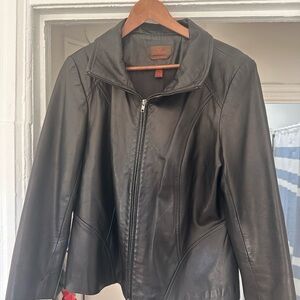 Vintage Danier black leather jacket